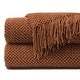 preview thumbnail 5 of 59, Chanasya Textured Knit Acrylic Throw Blanket With Tassels