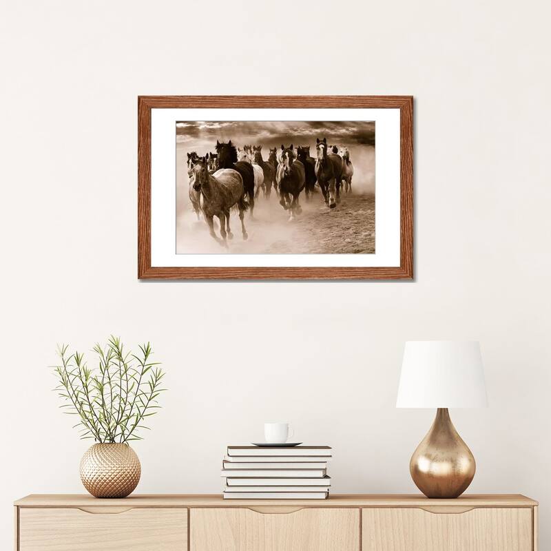 iCanvas "Running Horses" by Monte Nagler