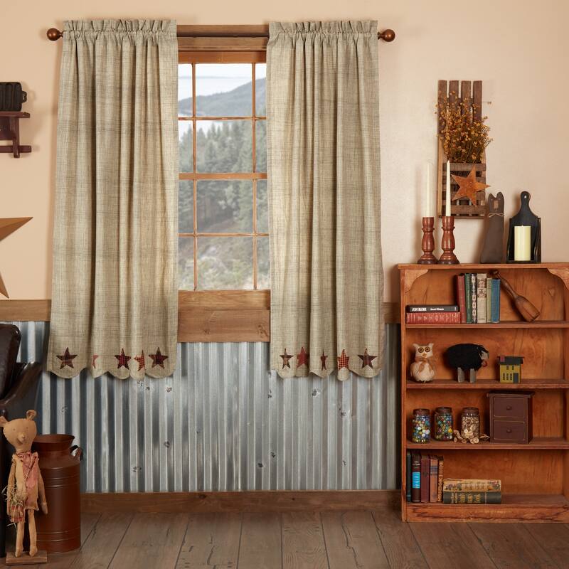 Abilene Star Short Panel Set of 2 63x36 - Short Panel 63x36