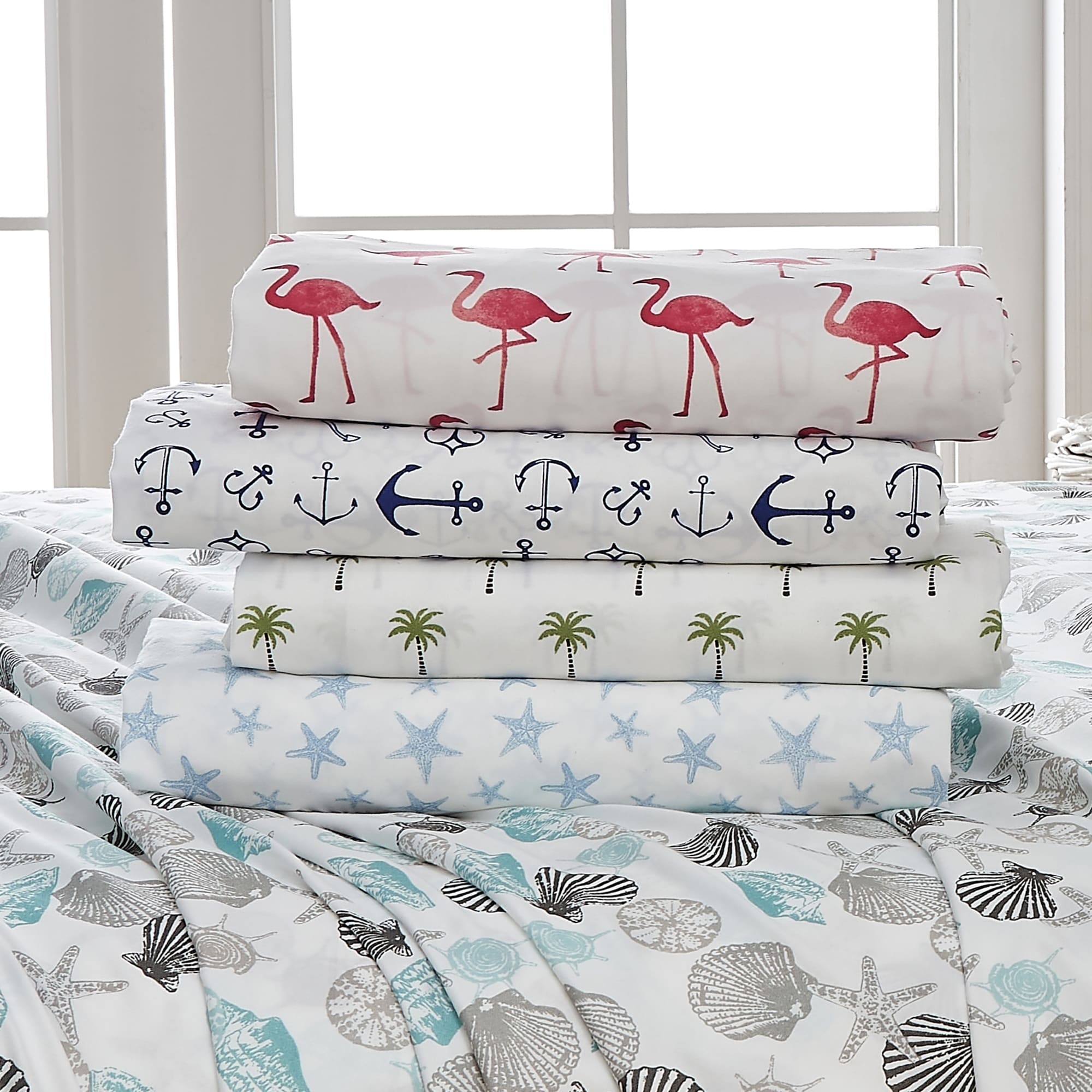 Linery & Co. Ultra-Soft Coastal-Inspired Brushed Microfiber Sheet Set.