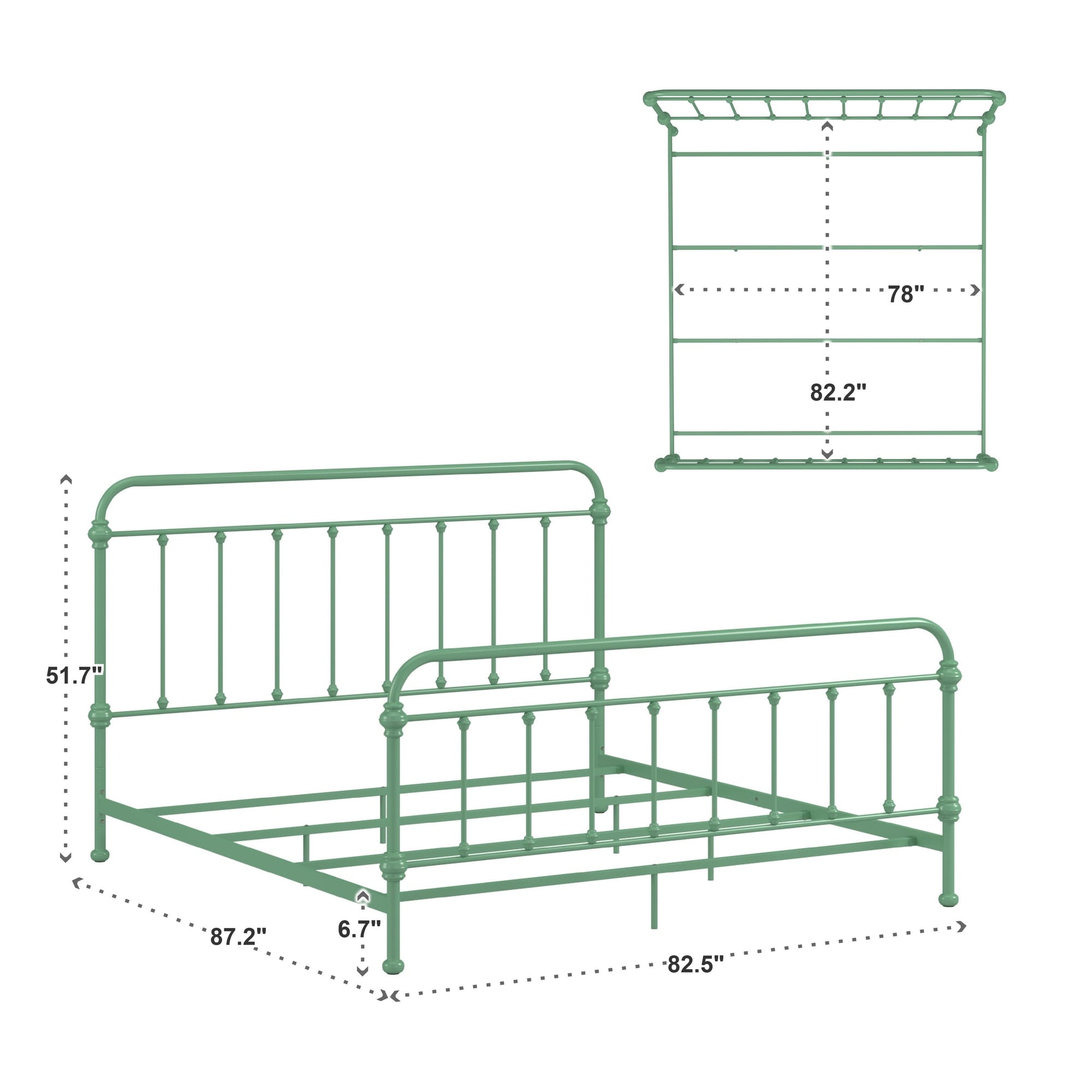 Giselle ii metal bed inspire q modern deals