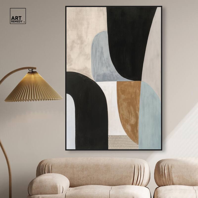 Interlocking Segments I Canvas by Art Remedy