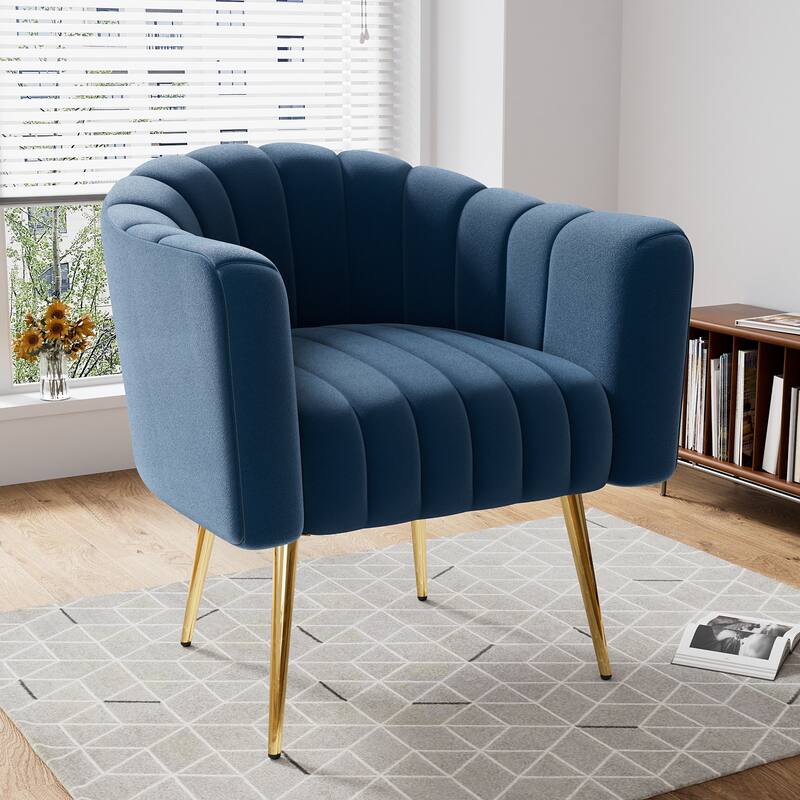 Ouyessir Oversized Modern Upholstered Accent Chair with Tufted Back