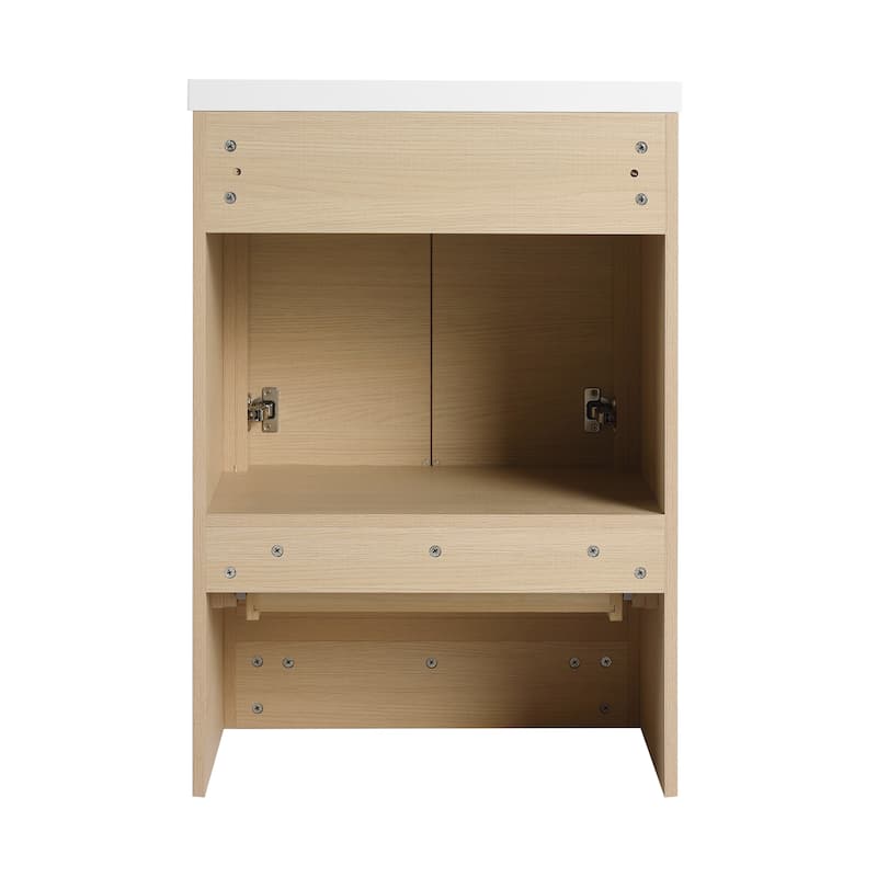 Bathroom Vanity With Sink In 24/30/36/48 Inch, Freestanding Bathroom Vanity With Soft Close Door and Drawer