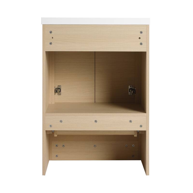 Malwee 24"/30"/36"/48"/60" Bathroom Vanity with Sink, FreeStanding Vanity with Soft Close Door and Drawer