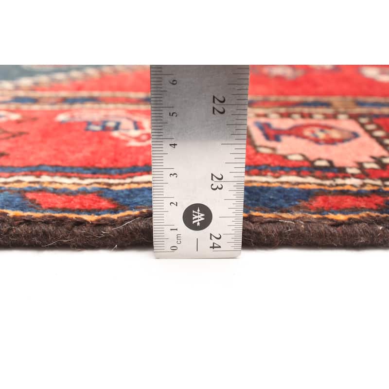 ECARPETGALLERY Hand-knotted Konya Anatolian Red Wool Rug - 3'10 x 7'3