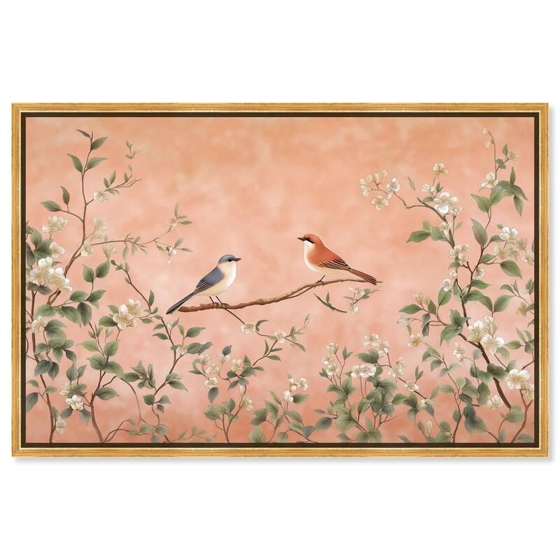 Perch in the Trees Canvas by Art Remedy - Gold - 36" x 24"