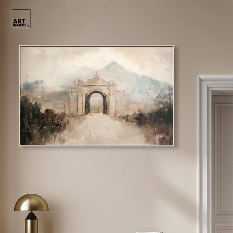 Stone Arch Canvas by Art Remedy