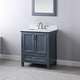 preview thumbnail 70 of 116, Altair Isla Single Bathroom Vanity Set and Aosta White Countertop without Mirror
