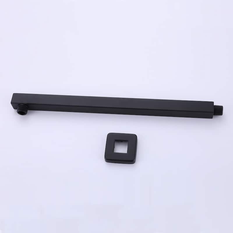 Bathroom Rain Mixer Shower Combo Set Wall Mounted Rainfall Shower Head System, Rough-in Valve Body and Trim Included