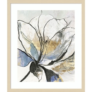 Outlined Floral I by Asia Jensen Wood Framed Wall Art Print - Svelte ...