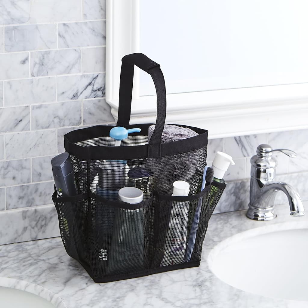 TUSK® Storage Mesh Deluxe Shower Tote by DormCo - 9.5'' H x 12'' W