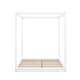 preview thumbnail 9 of 34, Modern Canopy Platform Bed with Wood Slats Support
