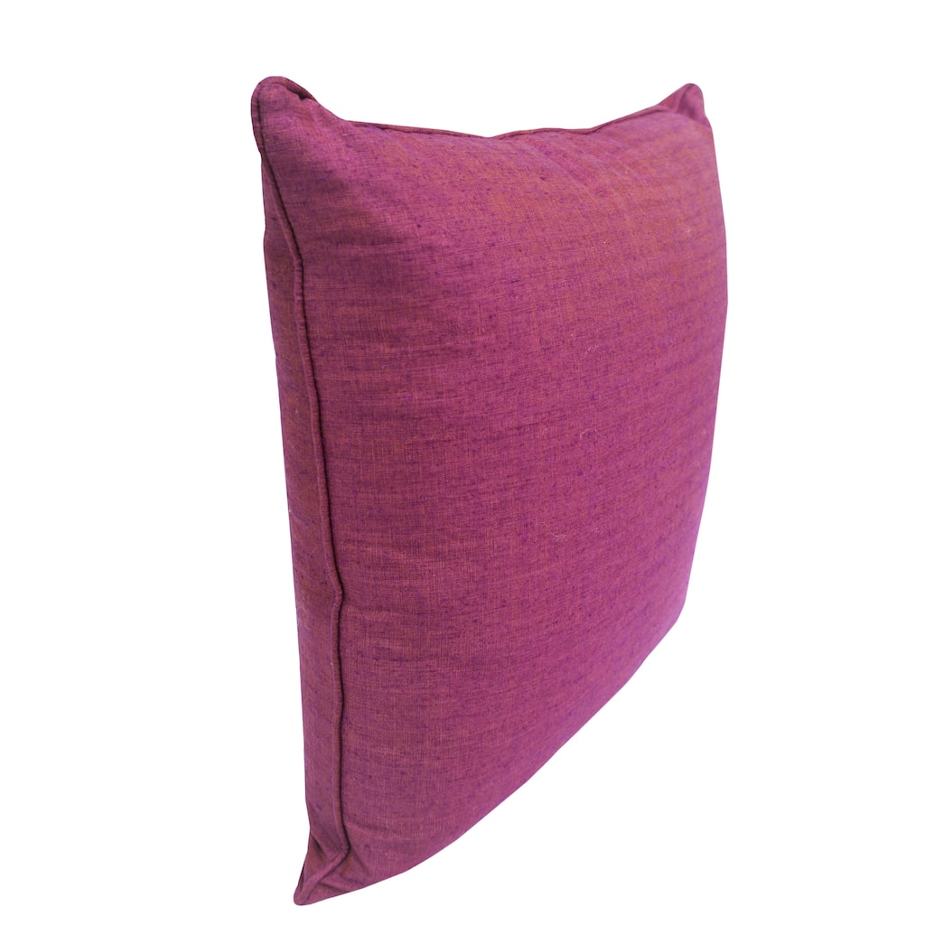 Home&Manor Rasht Dupioni Silk Pillow 18"