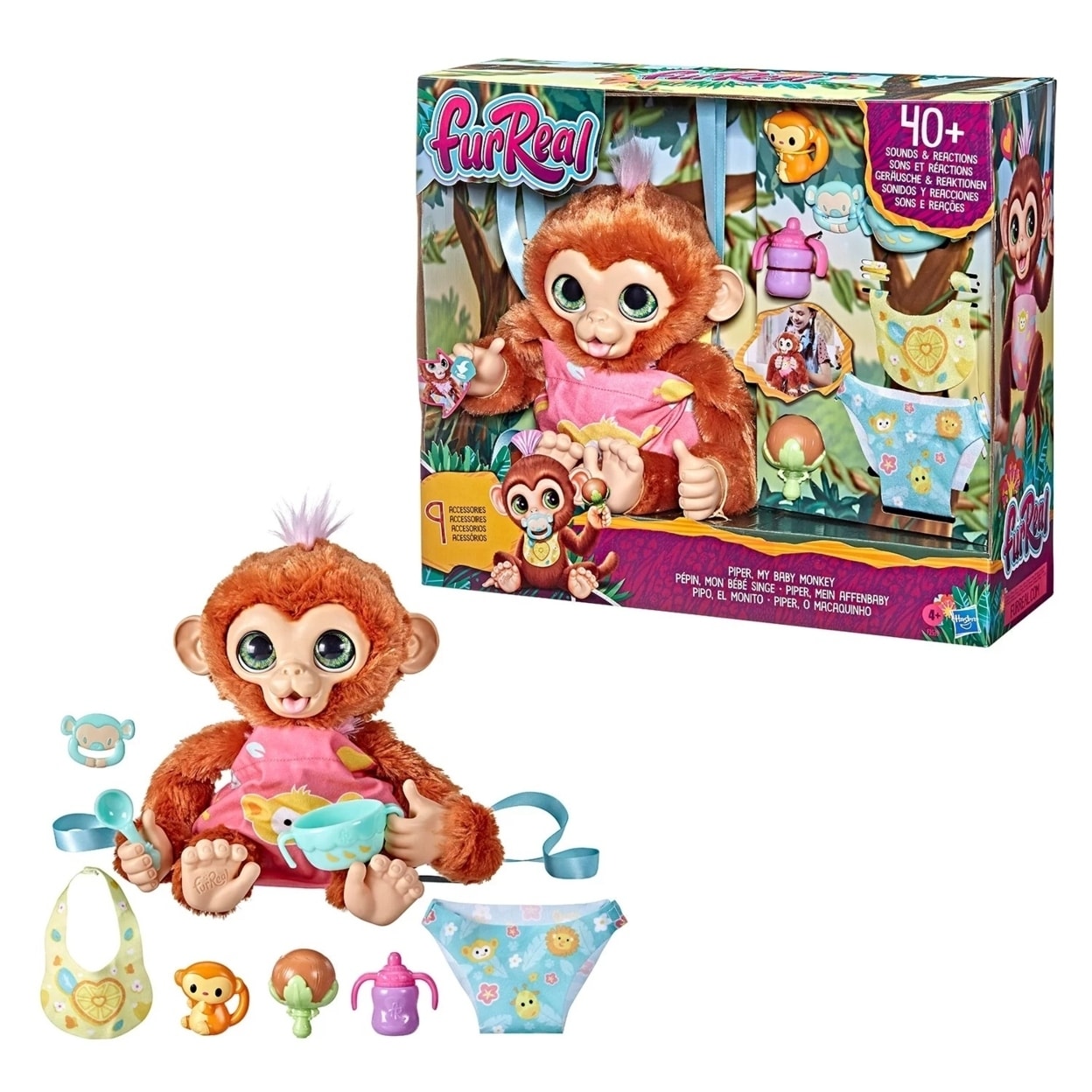 Furreal monkey toy on sale