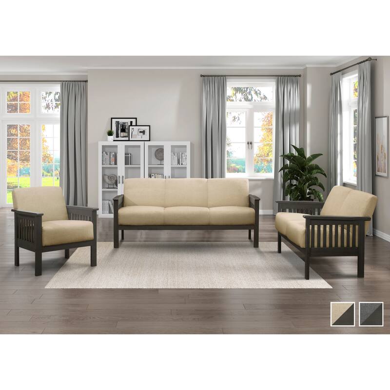 Basseri 3-Piece Living Room Sofa Set