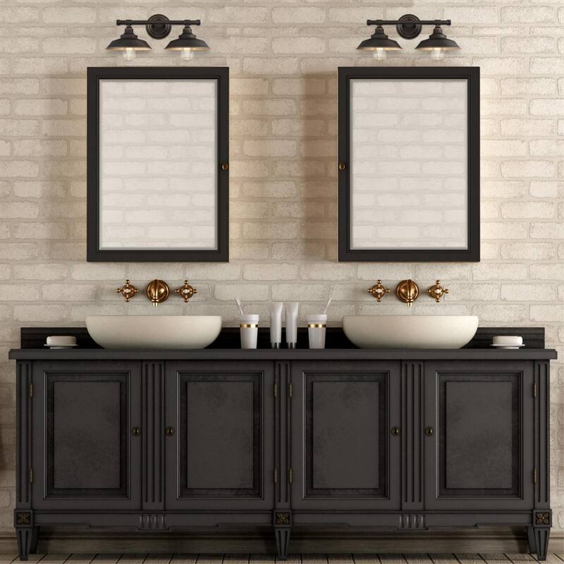 Westinghouse 6132900 Iron Hill 2 Light 8" Tall LED Wall Sconce