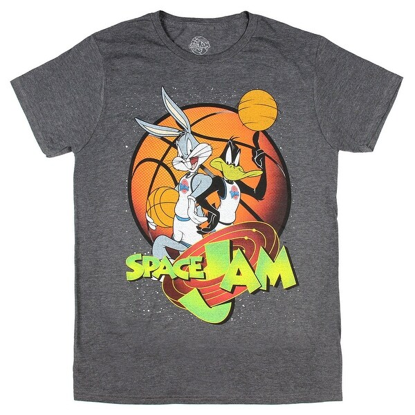 Shop Looney Tunes Men S Space Jam Bugs And Daffy Tune Squad T