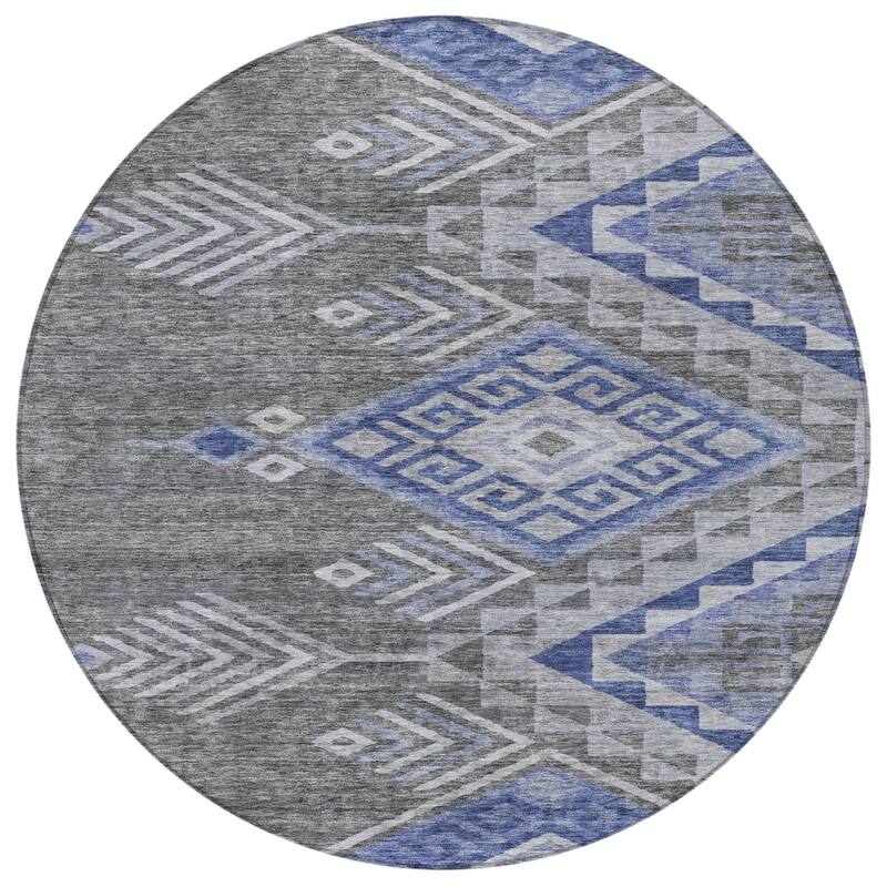 HomeRoots Southwestern Transitional Rectangle Outdoor Rug