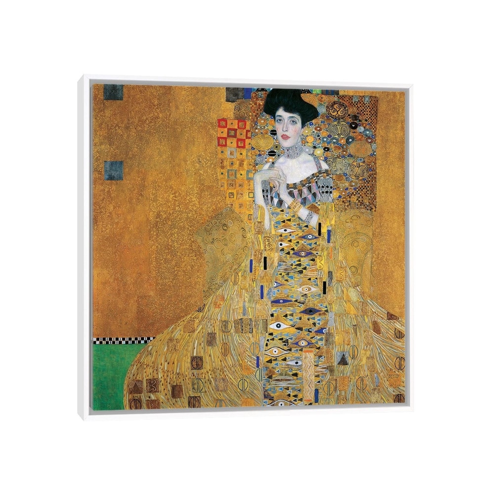 iCanvas "Portrait Of Adele Bloch-Bauer I, 1907" by Gustav Klimt Framed Canvas Print