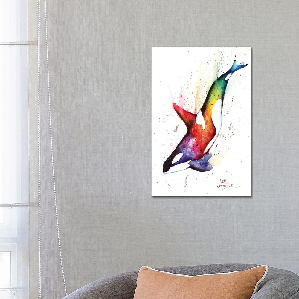 iCanvas "Orca" by Dean Crouser Canvas Print