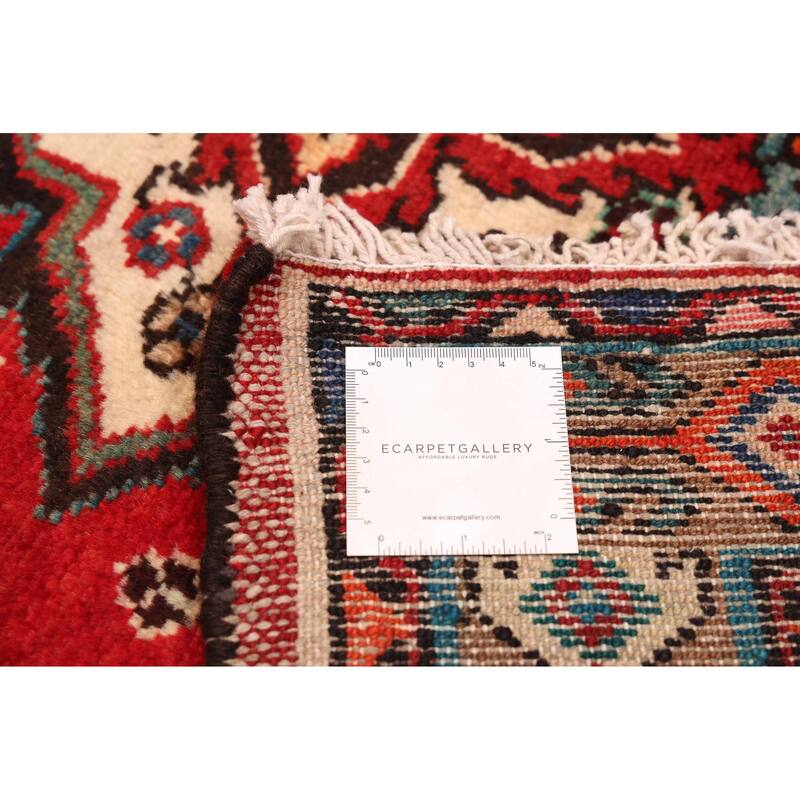 ECARPETGALLERY Hand-knotted Anadol Red Wool Rug - 3'9 x 5'1