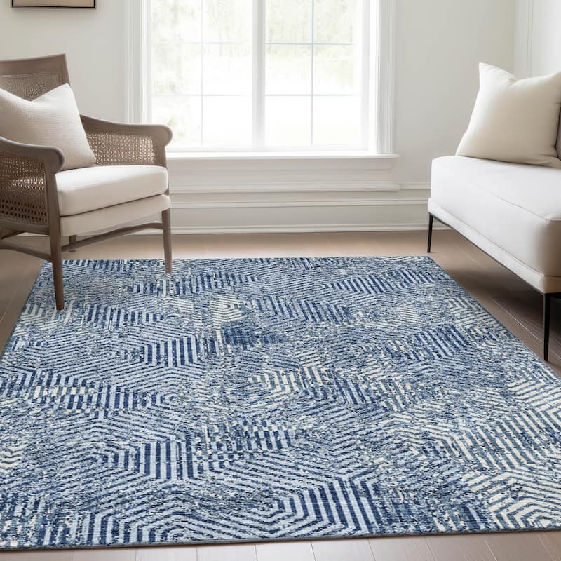 Premium Washable Super Soft Modern Maze Mayfield Rug