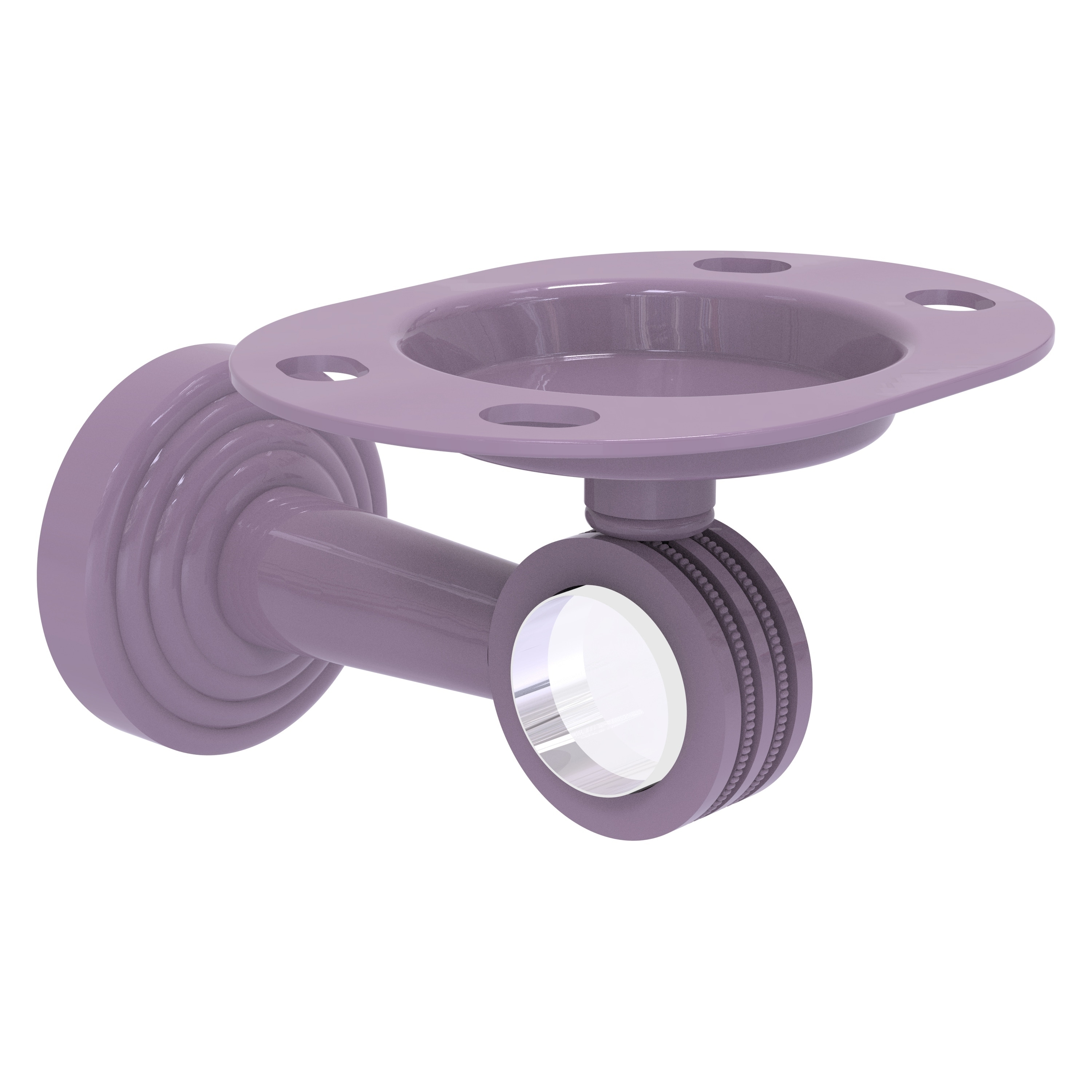 Allied Brass Pacific Beach Collection Tumbler and Toothbrush Holder with Dotted Accents