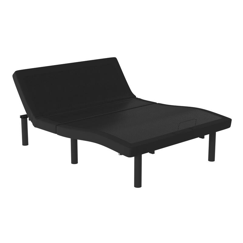 Anti-skid Upholstered Adjustable Bed Base with Wireless Remote