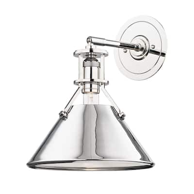 Hudson Valley Lighting METAL NO. 2 Single Light 11" Tall Wall Sconce
