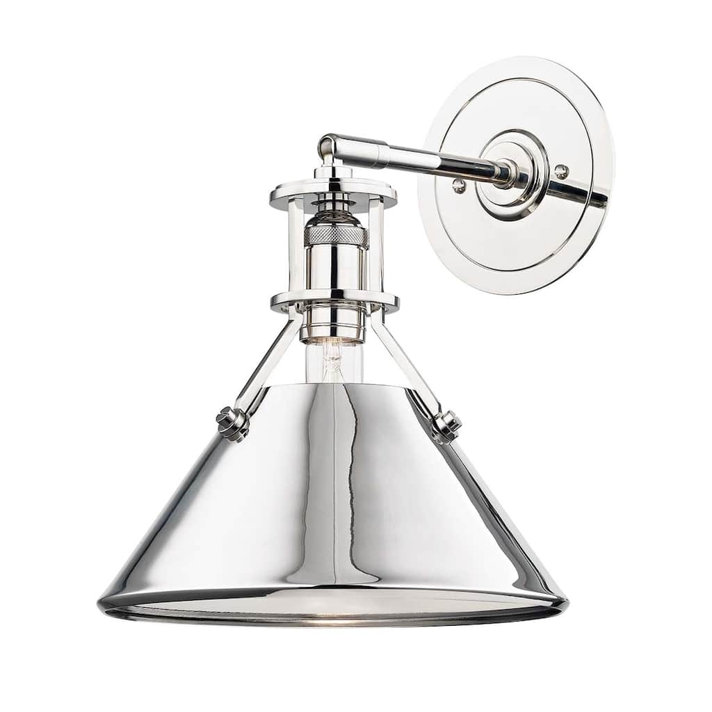 Hudson Valley Lighting METAL NO. 2 Single Light 11" Tall Wall Sconce