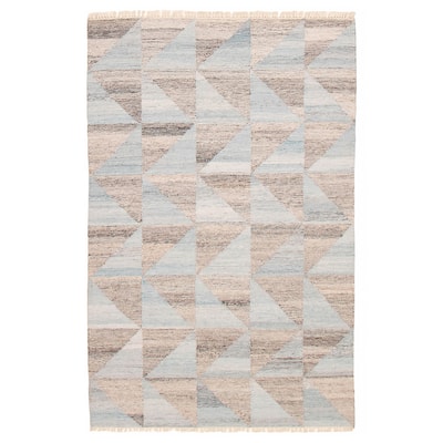 Ankara FW Blue Kilim 5'2" x 8'1" - 5'2 x 8'1