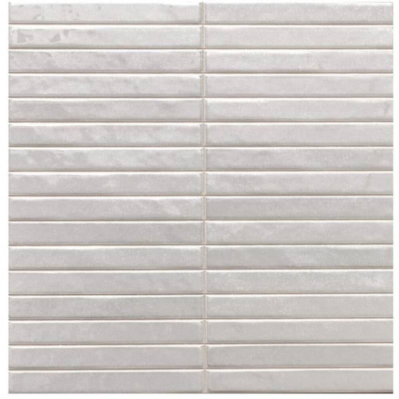 Castilla 14x14 Glossy Porcelain Textured Ribbed Tile - Wall, Backsplash