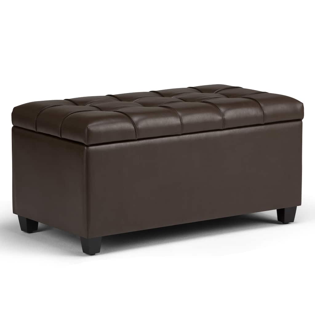 Modern Storage Ottoman Bench for Living Room