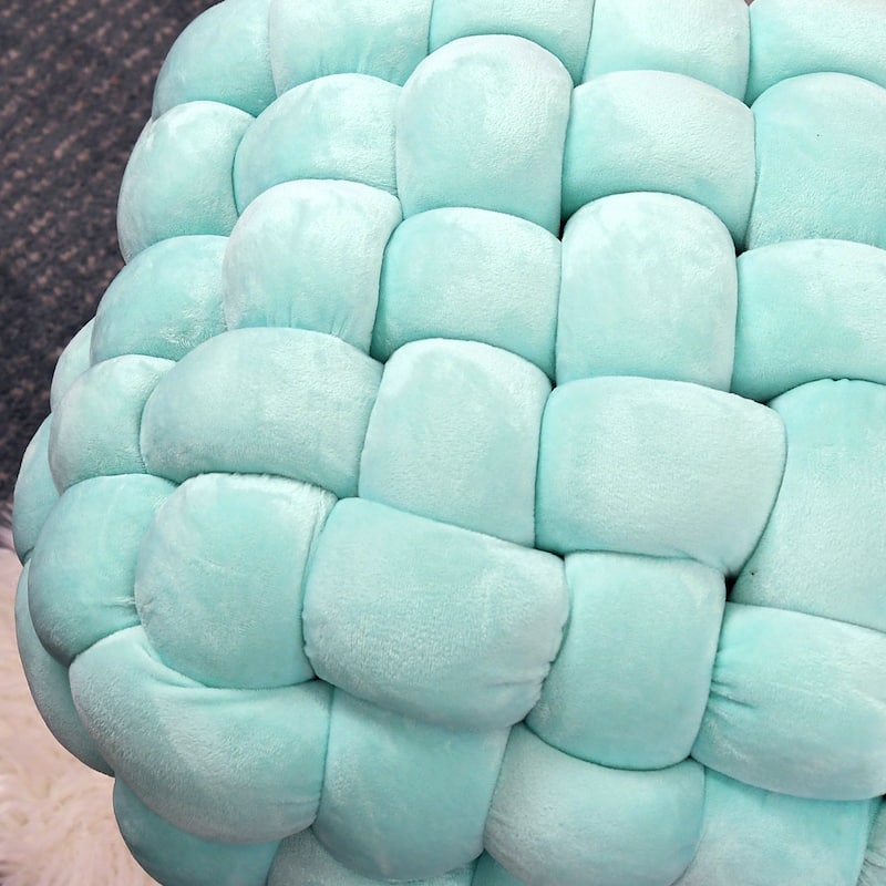 Velvet Pouf Stool 27"x20"x20"
