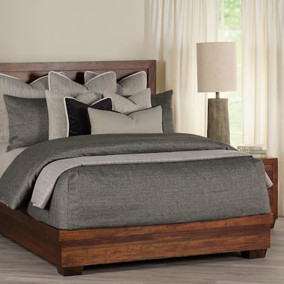 Performance Tweed Bed-Cap Comforter Set with Tailored Corners