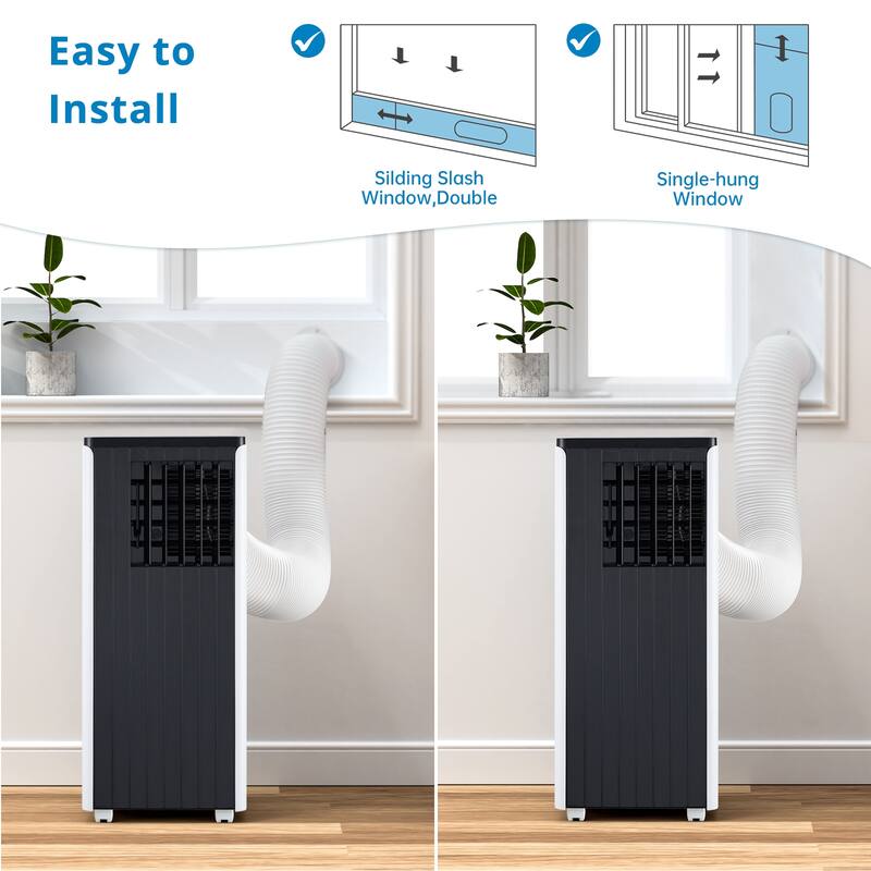 8,000BTU Portable Air Conditioners, 3-in-1 AC Unit for Room up to 350 Sq. Ft