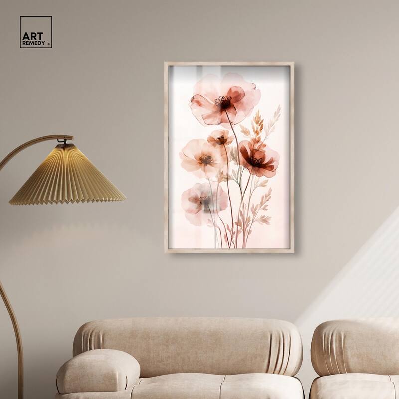 Petal Dye III Shadowbox by Art Remedy