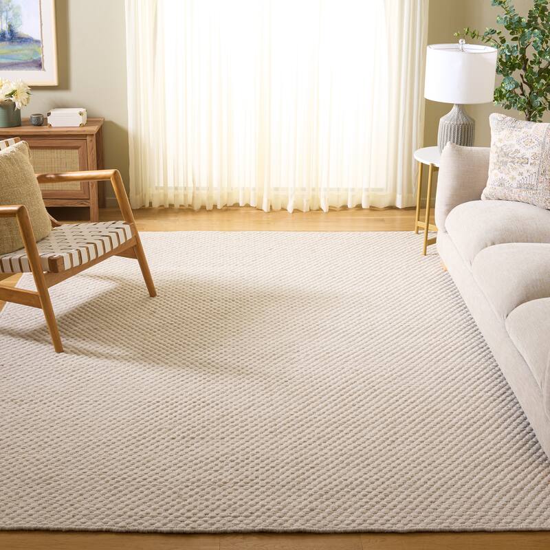 SAFAVIEH Handmade Vermont Trinidade Wool Rug - 9' x 12' - Ivory