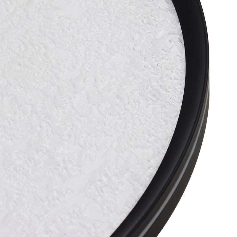 Artcraft Luna Integrated LED Flush Mount - Black