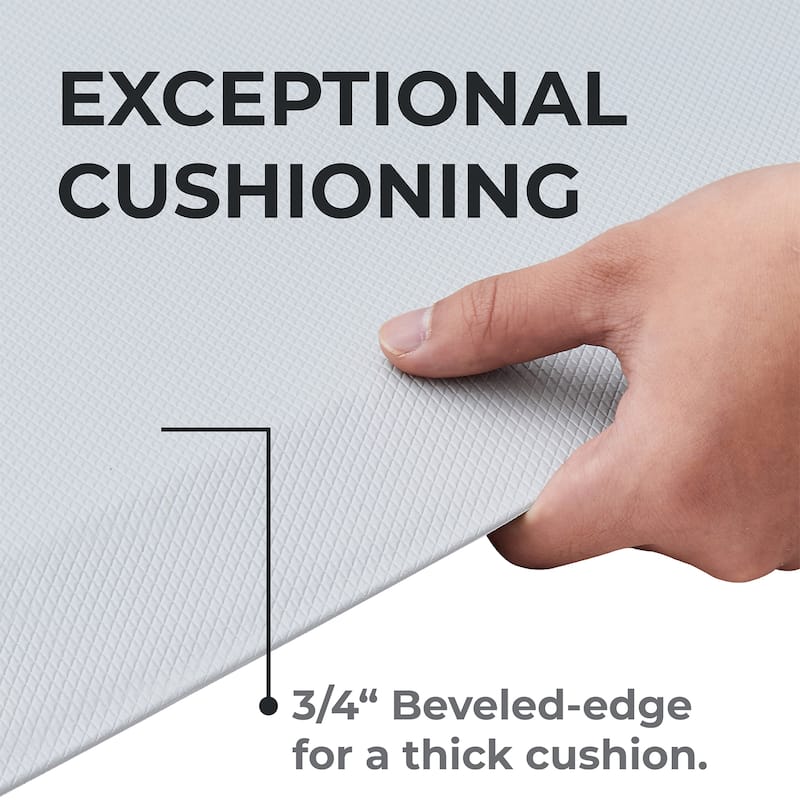 Linery & Co. Anti Fatigue Mat Comfortable Thick Padding for Kitchen or Office.