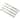 5/32" Diamond Chainsaw Sharpener Sharpening Stone Grinding File Tool Silver 4pcs