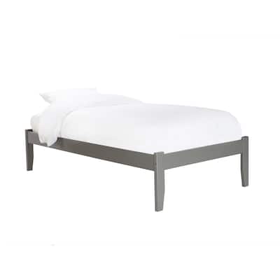 Twin XL Platform Bed - Solid Wood Frame, Open Design, Storage Space, Durable Bed Frame, Easy Assembly
