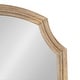 preview thumbnail 3 of 7, Kate and Laurel Carlow Wood Arched Mirror - 23x32