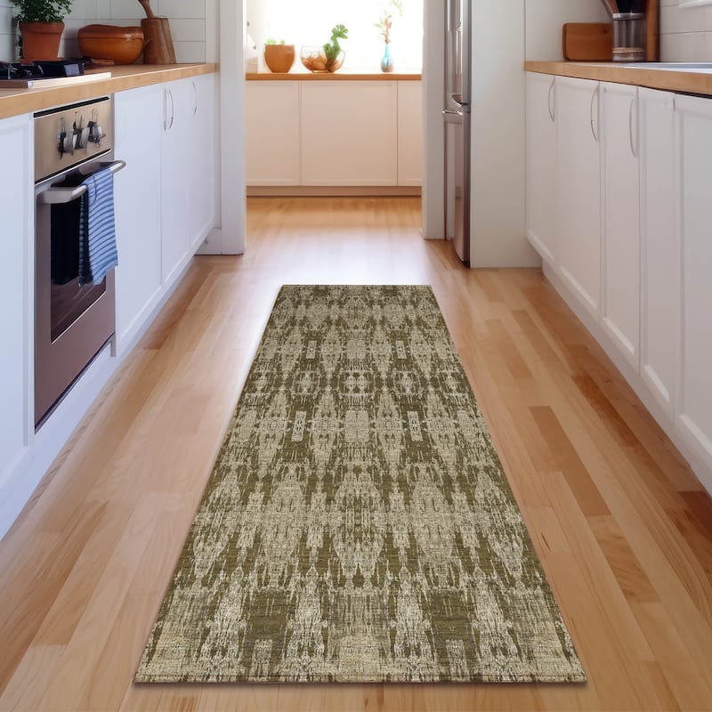 Premium Washable Super Soft Distressed Ombre Mayfield Rug - Chocolate - 2' 3" x 7' 6" - Runner