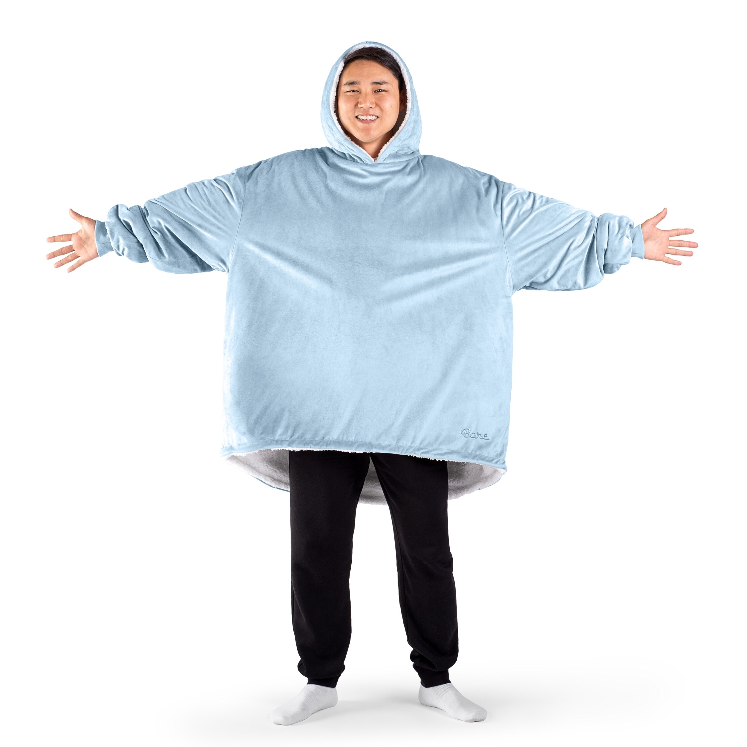 Bare Home Oversized Sherpa Wearable Blanket Bed Bath Beyond 39137420