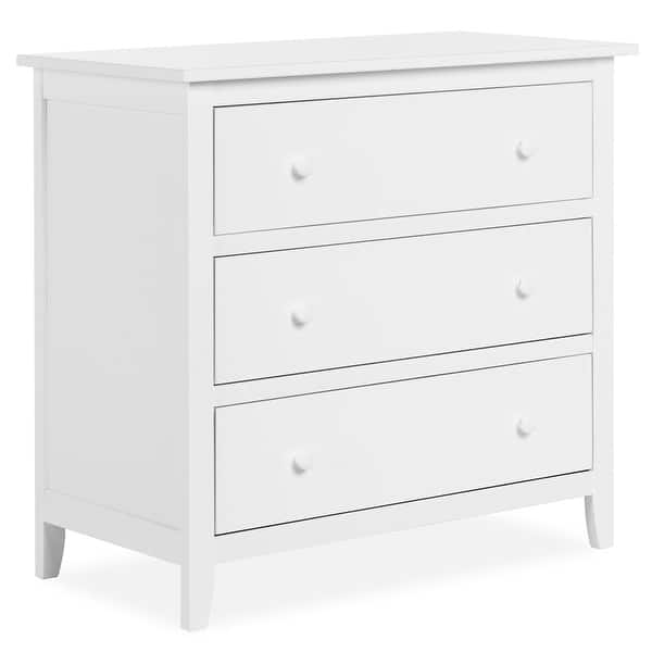 slide 2 of 6, Dream On Me Universal 3 Drawer Chest - White White