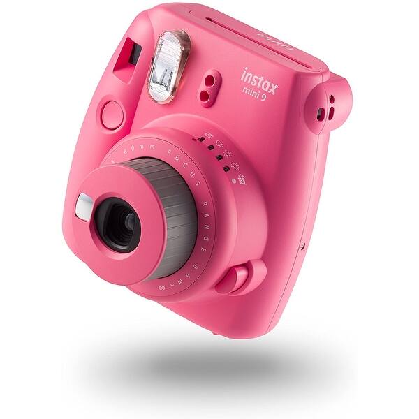Shop Fujifilm Instax Mini 9 Instant Film Camera With 10 Shots Flamingo Overstock 31976238