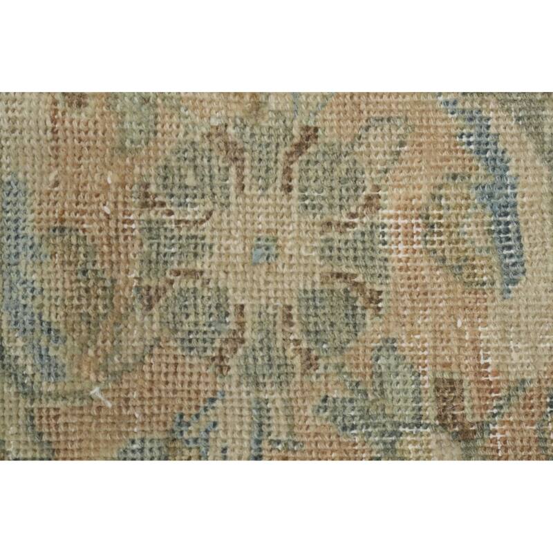 Hand Knotted Oriental 100% Wool Carpet Traditional All-Over Multi-Colored Tabriz Area Rug - 10' 4'' X 7' 6''