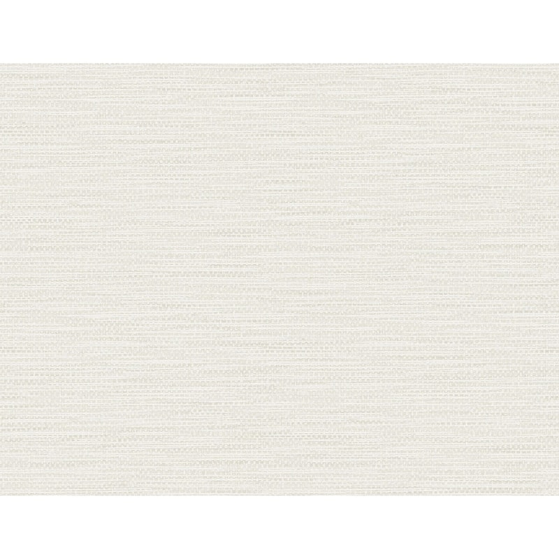 Seabrook Designs Lillian August Faux Linen Weave Unpasted Wallpaper - 27 in. W x 27 ft. L - Winter Fog